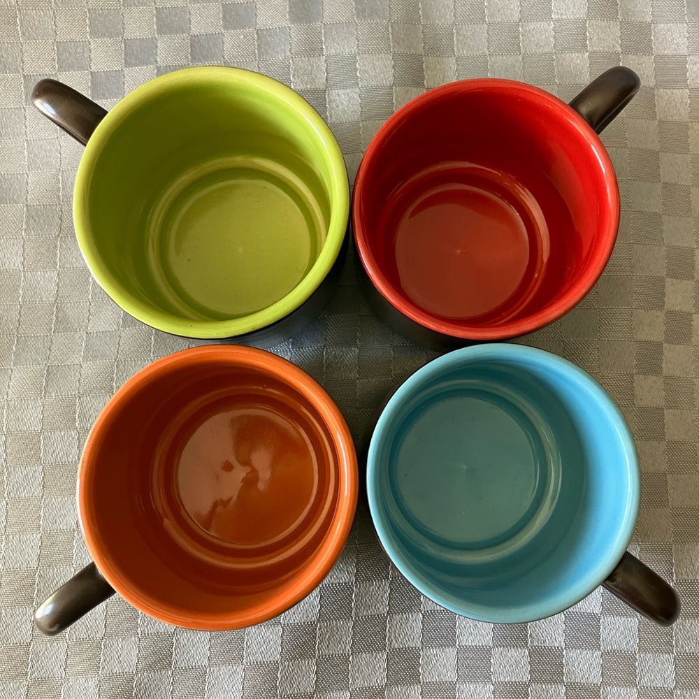 Mario Batali Mini Color Expresso Cups Set of 4 (Attention Replacements)